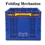 Vegetable Plastic Collapsible Storage Bins Warehouse Storage Logistic Transport