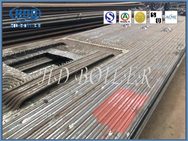 Carbon Steel Energy Saving Boiler Water Wall Panels , Water Wall Tubes