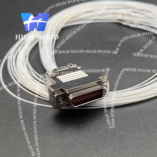 J30J SERIES MICRO-D Rectangular Connectors, J30J-25ZKL-A9-500MM