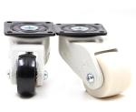 72mm Retractable Leveling Locking Swivel Casters 600kg wear resistance