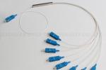 SC / UPC Steel Tube Wavelength Division Multiplexing In Optical Fiber 1x8