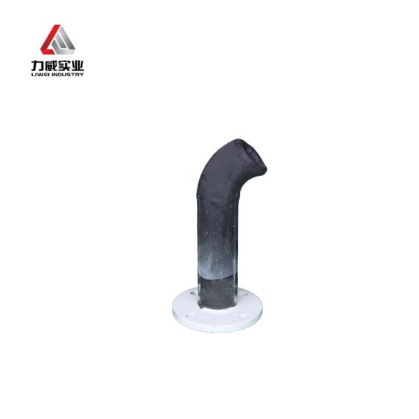 China Rubber-coated Pipes with Customizable Lengths, with Rubber Lining on Both the Inner and Outer Surfaces factory