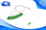 Good Durability Fiber Optic Patch Cord SC APC Connectors PVC / LSZH Jacket