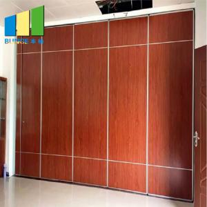 China Banquet Hall Acoustic Movable Walls Sliding Door Folding Room Partitions factory