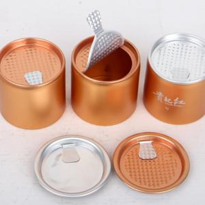 Sliver Golden 50ml Round Aluminum Food Cans Candy Packaging