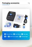POS Portable Thermal Direct Printer Mini Bluetooth Printer 58mm