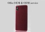 iPhone X Red Glossy Finish Aramid Fiber Phone Case