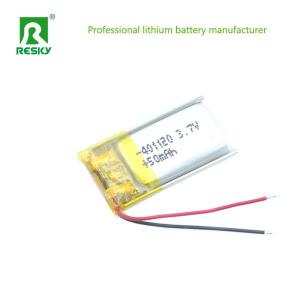 China Pouch Lithium Polymer Battery Cell 401120 3.7V 50mAh For Smart Devices factory