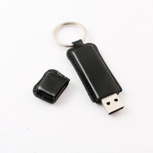 China Customizable Leather Flash Drive With 10mb/S Writing Speed factory