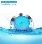 AISI 316LSS Concrete Pool Light 260MM Resin Filled IP68 35W 18W