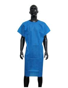 China Breathable Hospital Surgical Scrubs Disposable Patient Exam Gowns Non Toxic factory