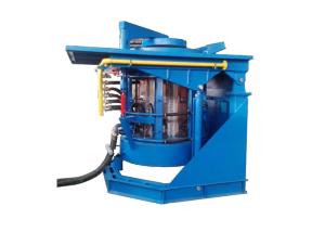 China 400kw 500kg Metal Industrial Melting Furnace Steel Shell Stainless Steel Melting Furnace factory