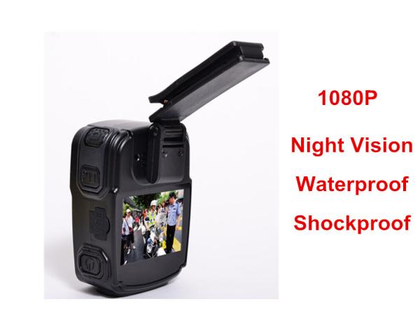 Wearable Night Vision Body Camera , Personal Body Video Camera Built In 32G TF