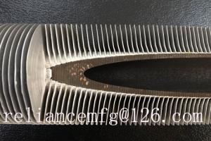 China Tension Wound KLM Overlapped Type Aluminum Fin Cooling Tube OD16X1.65WT factory