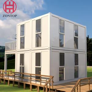 China Zontop High Quality Luxury Modular Prefab House Luxury Light Steel Structure Prefabricated House Container Home factory