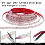 10mm 180leds 3000K IP67 Die-Cutting Board SMD2835 Led Strip Light