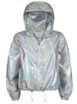 Waterproof Womens Woven Jacket Thin With Two Large Internal Pockets