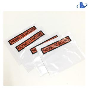 China High Viscosity Self Adhesive Bags , Water Resistant Back Patch Pockets factory