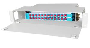 China 2U Optical Fiber Distribution Frame Module 24Fiber 19inch Rack Mount factory