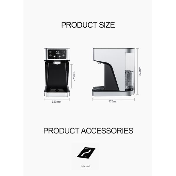 IMRITA 240V Instant Heating Water Dispenser , Practical Countertop Hot Water Heater