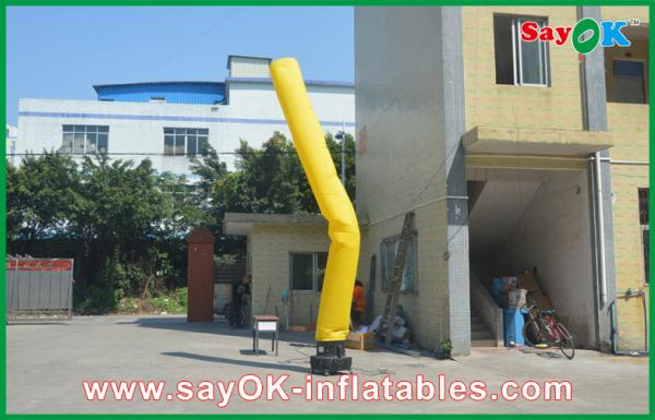 Inflatable Stick Man Yellow Inflatable Guy , Advertisement Air Dancers