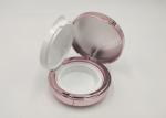 Round BB Cream Air Cushion Box Rose Gold With Mirror For Cosmetic Packing