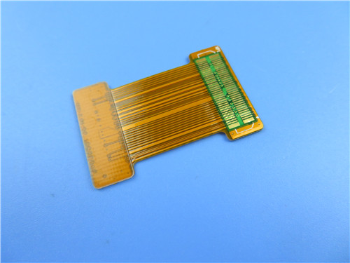 China Double Layer Flexible Printed Circuit on Polyimide With Gold Plated and FR-4 Stiffener for Electronic Toll Collection on sale China Double Layer Flexible Printed Circuit on Polyimide With Gold Plated and FR-4 Stiffener for Electronic Toll Collection on sale