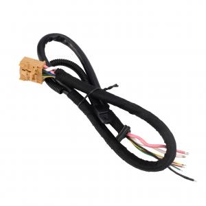 China 368087-1 Car Audio Wiring Harness , Hall Sensors Car Stereo Iso Harness factory