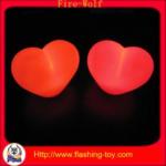 Customized 3 led light red heart shaped Hot Valentine Gifts HL-C3314