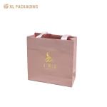 Custom Color Pink Present Paper Packaging Bags Gift Shipping Bag Logo Printed