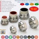 IP68 Hermetic Cable Glands Sealing Connectors Stainless Steel AISI 304 & AISI