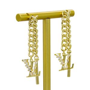 China 0.8 x 10mm Pearl Chandelier Earrings 14k Gold Long Hoop Earrings For Women factory
