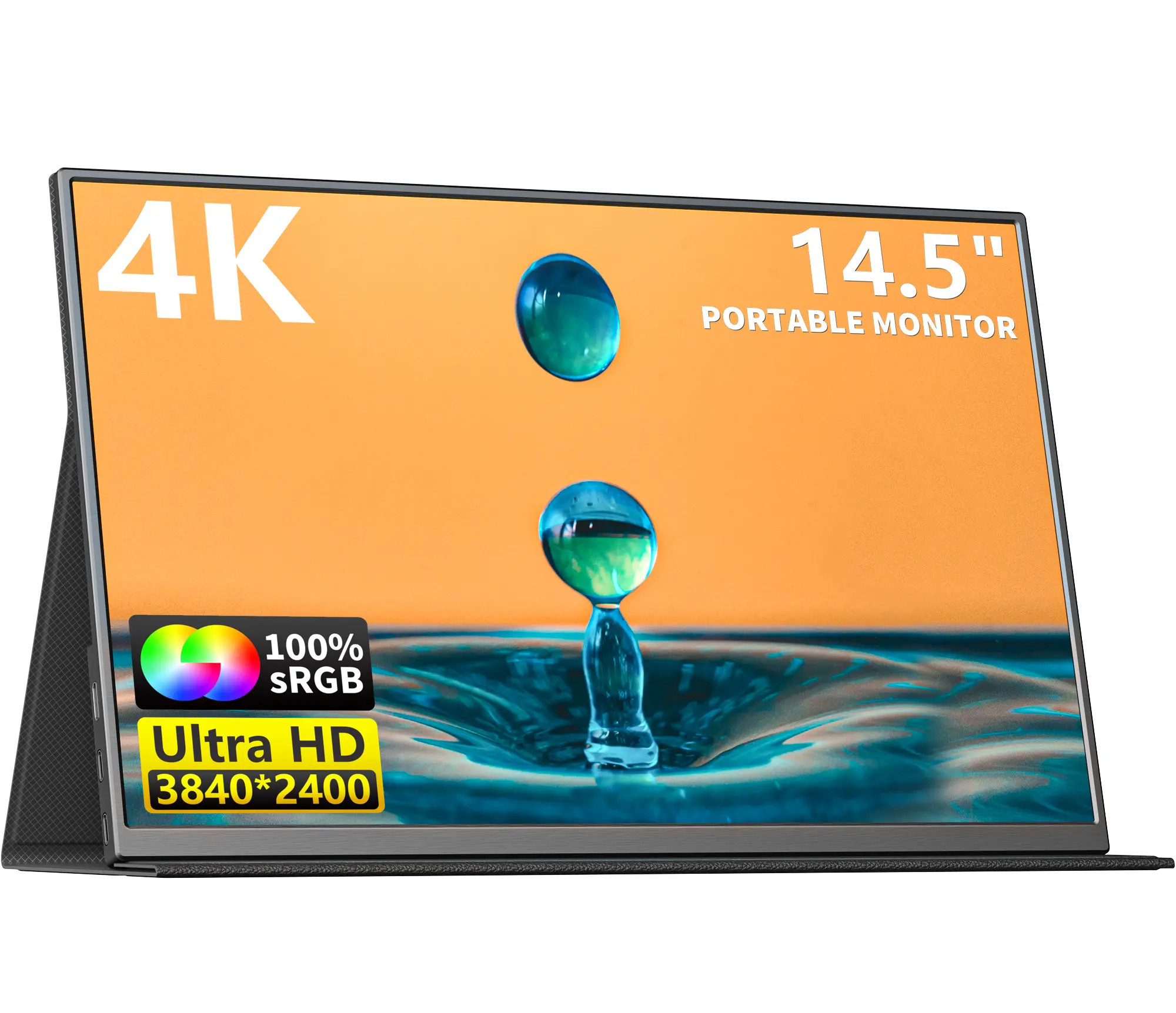 14.5 inch LCD Small Monitors UHD 4K Gaming Monitor IPS Panel Screen USB For Laptop
