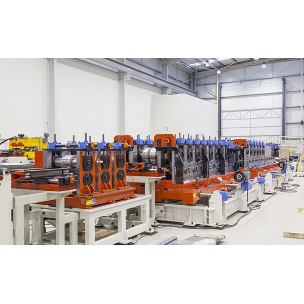 Servo Punching Rack Roll Forming Machine 30mm Thick Independent Medium Plate