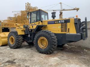 China Power Shift 203KW 4.2cbm Bucket Used KOMATSU Loader WA470-6 factory