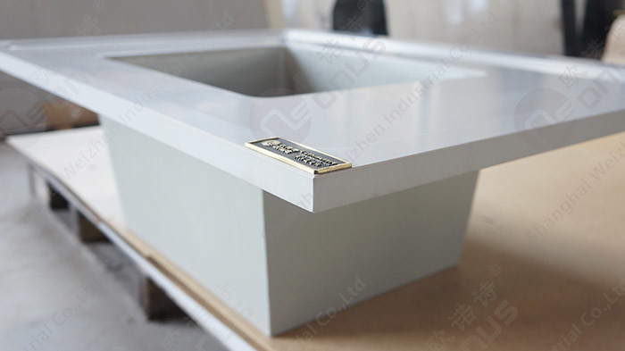 Strong Corrosion Resistance Epoxy Undermount Sink For Laboratory Worktops