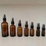 16 Oz Ultralight Amber Glass Spray Bottles Odorless Multifunctional Durable