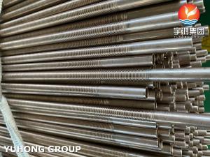 China Low Fin Tubes ASTM B111 C71500 Copper Nickel CuNi30Mn1Fe Tubes For Air Cooler factory