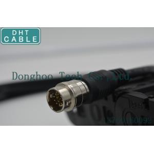 China Coaxial 12 Pin Male to Female Coupled  Cable Assemblies for Analog Cameras on sale