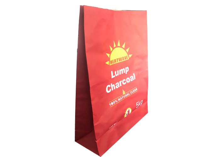 Strong Load Aperture Paper Bag Capacity Barbecue 5kg Charcoal Bags
