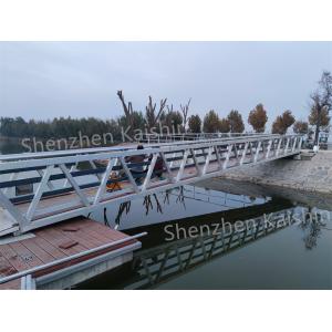 Pontoon Aluminum Boat Floating Platform Bridge Modular For Jetty