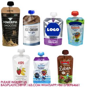 China Wholesale Stand Up SpoutBag Drinking Packing Bag Liquid Pouches Juice Package SpoutPouch factory