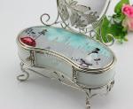 Shinny Gifts Glass Jewelry Box Collective Box for Jewelries