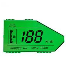 China 7 Segment Motorcycle Speedometer TN LCD Display Transflective Positive RY013 factory