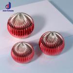 Translucent Stripe Design Plastic Acrylic Lotion Pump Bottle and Cream Jar for