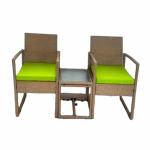 Handmade Rattan Woven Coffee Table Chair For Outdoor Dining And Relaxing Table