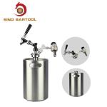 FDA 2L 4L 5L 10L Ball Lock Mini Keg , Stainless steel Small Ball Lock Keg