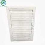 White Register Vent Metal Air Conditioner Cover Easy Adjust Air Supply Lever