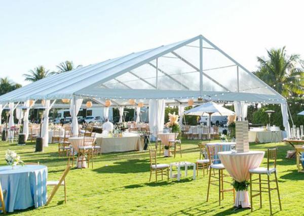 China Aluminium Clear Roof Transparent Outdoor Marquee Party Event Wedding Tent factory