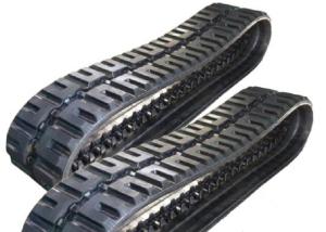 China Black Bobcat Replacement Tracks 400 X 86 X 49 With Joint Free Technology factory